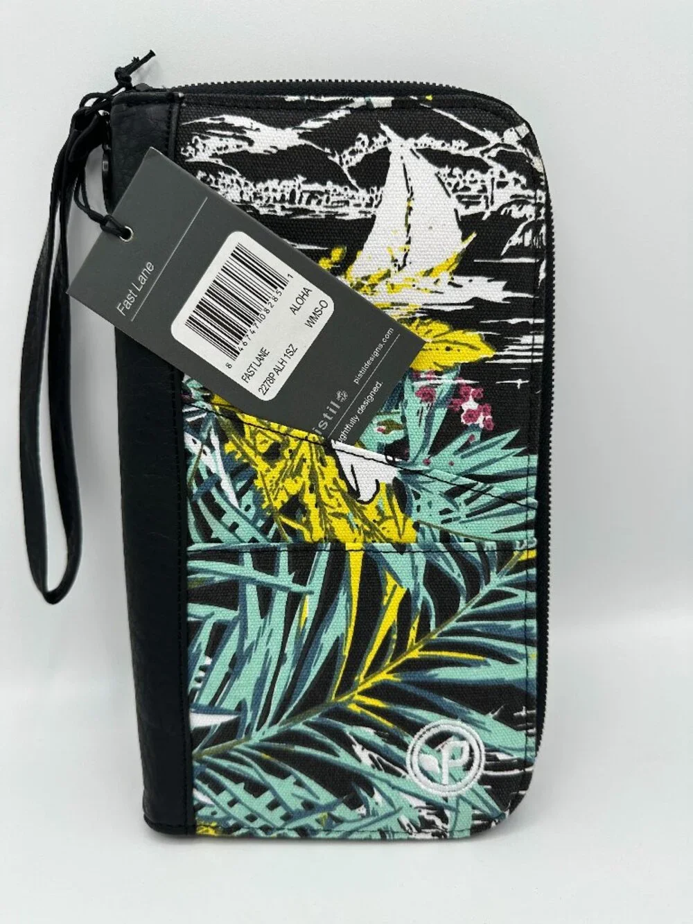 Pistil Aloha Tropical Floral Fast Lane Travel Wallet Clutch Wristlet